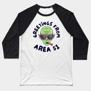 Greetings from Area 51 Baseball T-Shirt